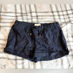 Navy blue and gold accent Michael Kors size 6 shorts